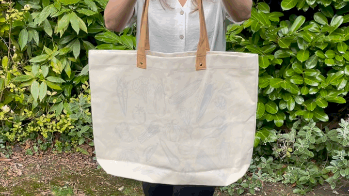 Stitch Your Vegetables Tote Bag